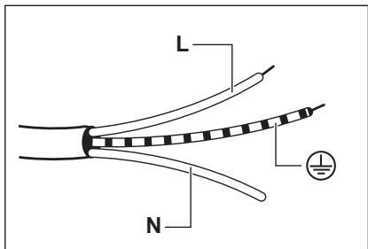 ELECTROLUX EGL62821OB / EGL62821OT / EGL62821OW - Câble d'alimentation - 1