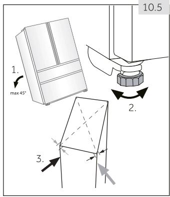HAIER HTR5719ENPT - Alignment de l'appareil - 1