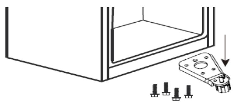 FAGOR FNF6166EW - Instructions pour inverser la porte - 2