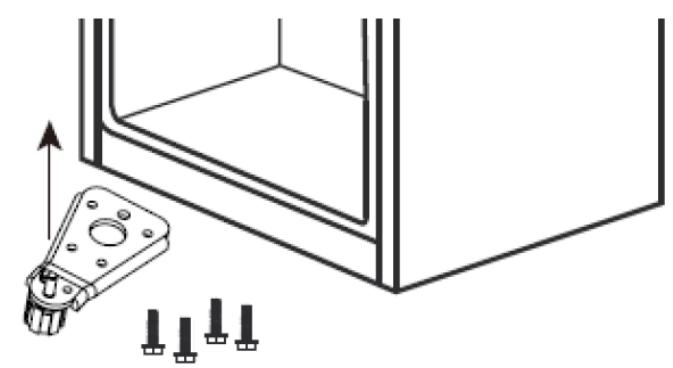 FAGOR FNF6166EW - Instructions pour inverser la porte - 4