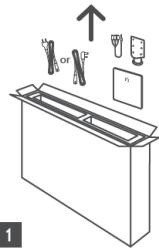THOMSON 75UG5C14 - Modèles avec support central pivotant - 1