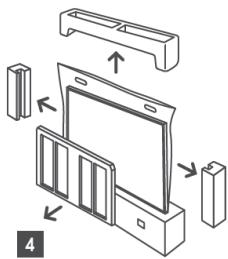 THOMSON 75UG5C14 - Modèles avec support central pivotant - 7