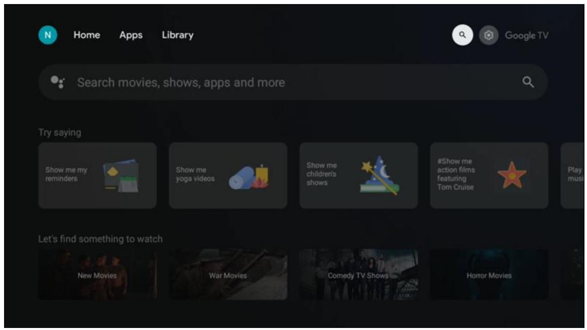 THOMSON 75UG5C14 - Recherche sur Google TV - 1