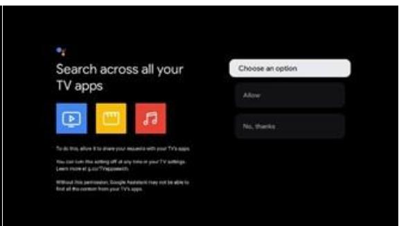 THOMSON 75UG5C14 - Confirmer ou refuser les services et fonctionnalités de Google - 2