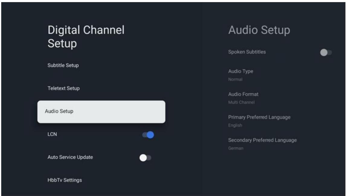 THOMSON 75UG5C14 - Configuration audio - 1