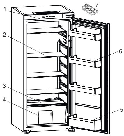 AIRLUX ARI200TU - DESCRIPTION DE L'APPAREIL - 1
