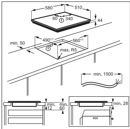 AEG TI63IQ10IZ - INSTALLATION SUPERPOSEE - 1
