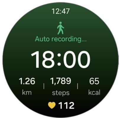 SAMSUNG SML330NDAAXEF - Fonction de détéction automatique des exercices - 1