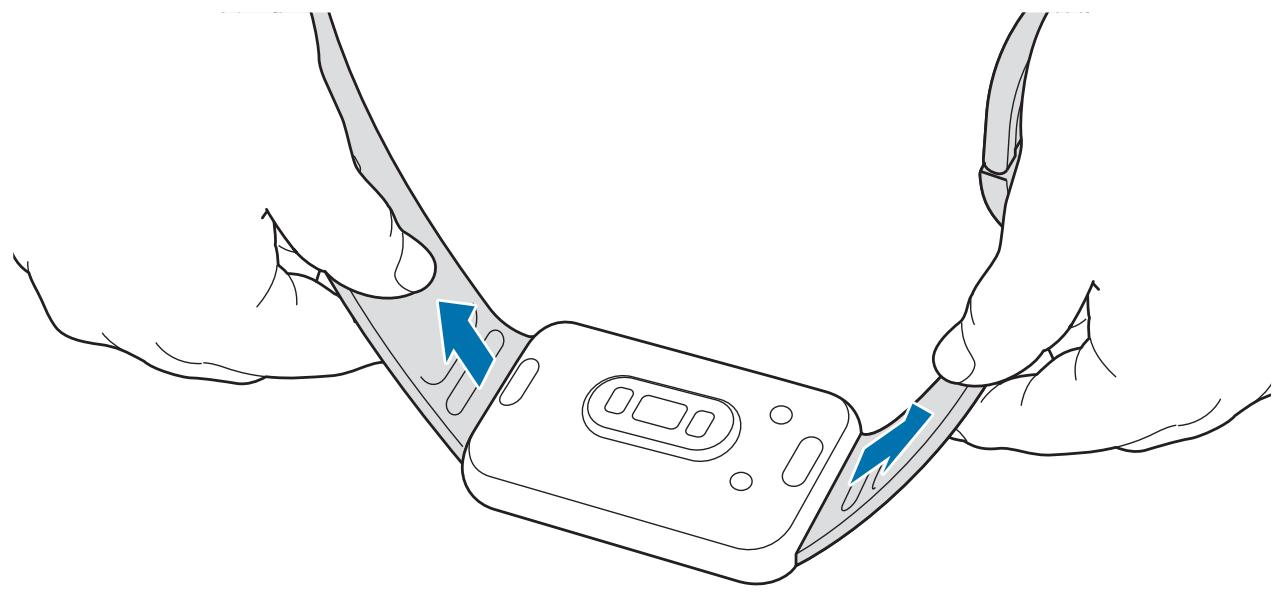 SAMSUNG SMR390NIDAXEF - Attacher et retirer le bracelet - 4