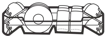 AMICA ADP1002S - Chargement du panier inférieur - 1