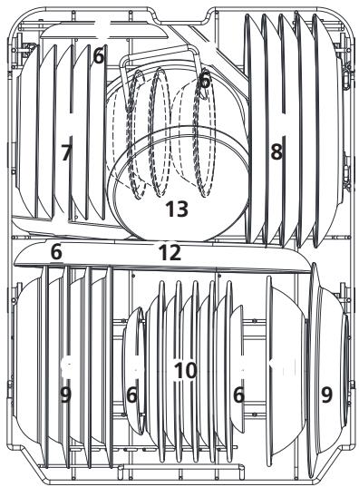 AMICA ADP1002S - Panier inférieur : - 1