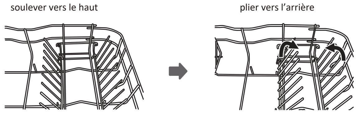 AMICA ADP1002S - Replier les supports des étagères - 1