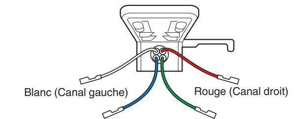 DENON DP400BKEM - Brancher les fils. - 1
