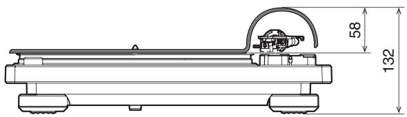 DENON DP400BKEM - Dimensions (Unité : mm) - 6