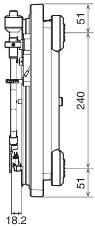 DENON DP400BKEM - Dimensions (Unité : mm) - 2