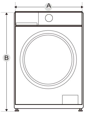 BRANDT WFB584QW1 - CARACTERISTIQUES TECHNIQUES - 1