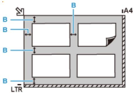 CANON TS4150IWH - Chargement de plusieurs originaux sur la vitre d'exposition - 1