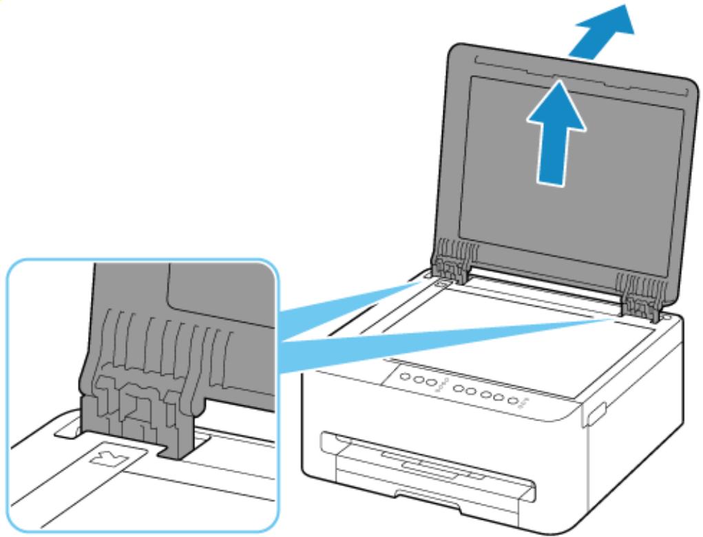 CANON TS4150IWH - Retrait du capot du scanner : - 1