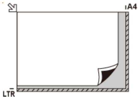 CANON TS4150IWH - Chargement de l'original à aligner sur le repère d'alignement - 1