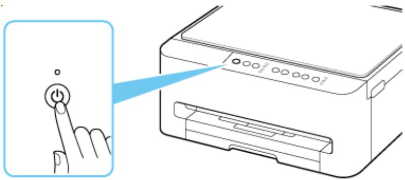 CANON TS4150IWH - Mise sous tension de l'imprimante - 1