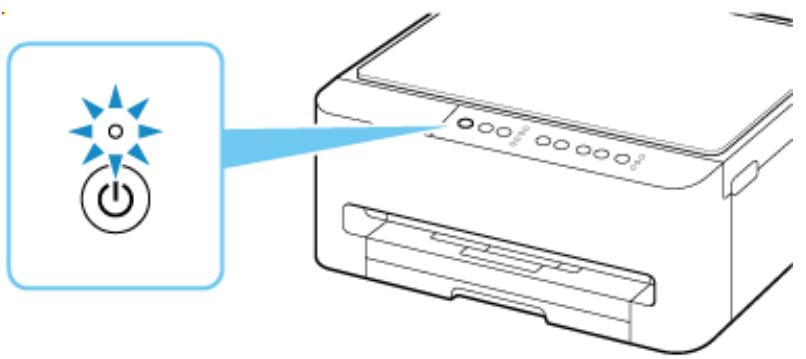 CANON TS4150IWH - Vérification que la machine est sous tension - 1