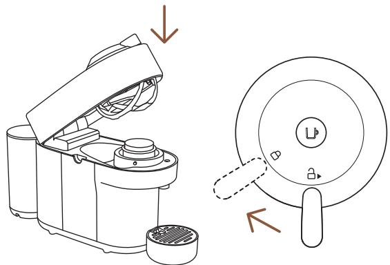 NESPRESSO vertuoENV90.B - OUVERTURE/FERMETURE - 2