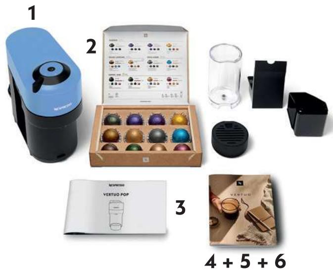 NESPRESSO vertuoENV90.B - CONTENU DE L'EMBALLAGE - 1