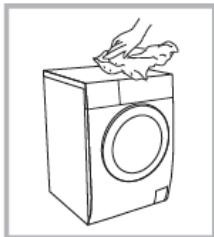VEDETTE LFVQ303S - Nettoyage de l'extérieur du lave-linge - 1