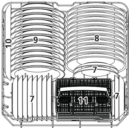 VEDETTE VDP127LSVDP127LW - Panier du bas : - 1