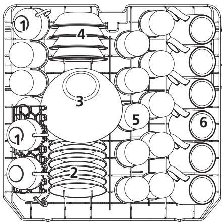 VEDETTE VDP127LSVDP127LW - Panier du haut : - 1
