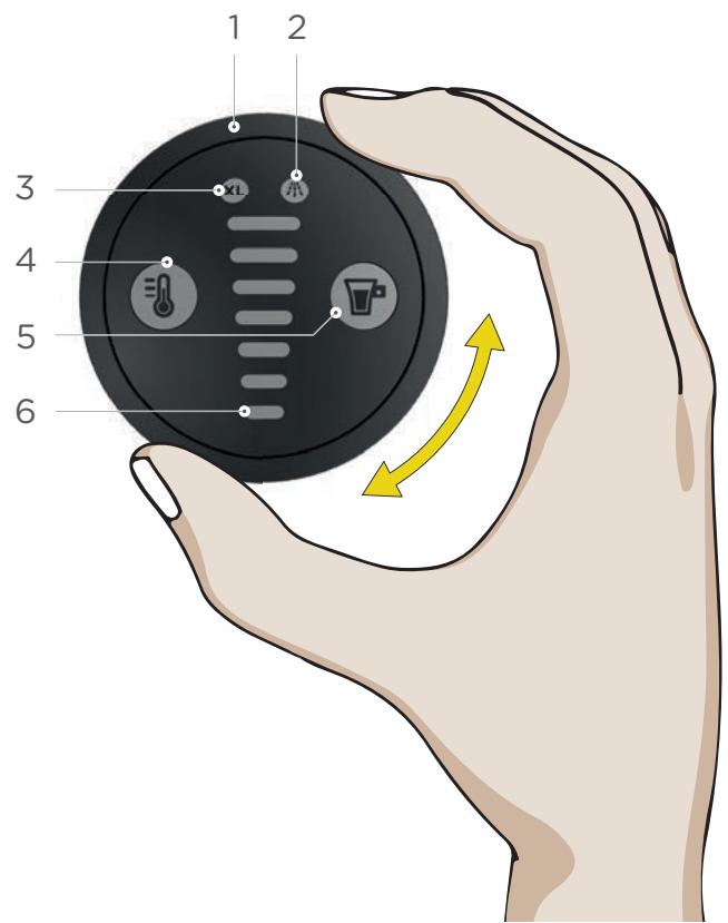 KRUPS YY5215FD - BAGUE DE COMMANDE LED INTUITIVE - 1
