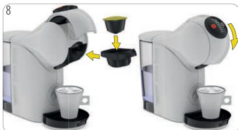 KRUPS YY5215FD - DEUX CAPSULES (P. EX. CAPPUCCINO) - 8