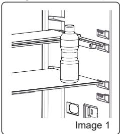 SHARP SJFBA05DTXLE - Étagère en verre réglable (Dans certains modèles) - 1