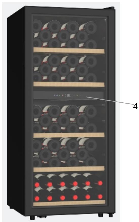 Caviss C259CBEG - Cet apparéil est destiné uniquement au stockage du vin. - 3