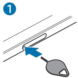 SAMSUNG GalaxyTabS11Ultra - Insérer la carte nano-SIM - 1