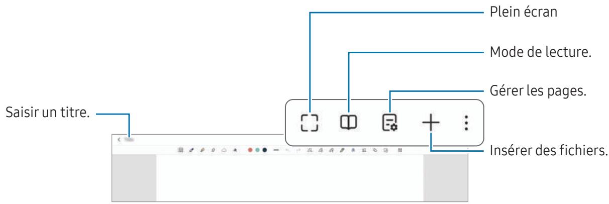 SAMSUNG GalaxyTabS11Ultra - Créer des notes - 1