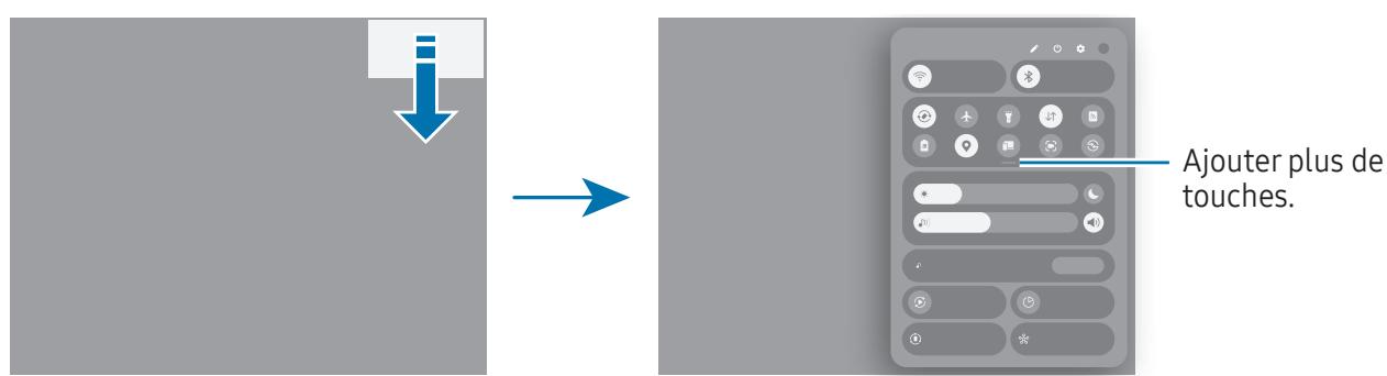 SAMSUNG GalaxyTabS11Ultra - Volet de paramétrage rapide - 1