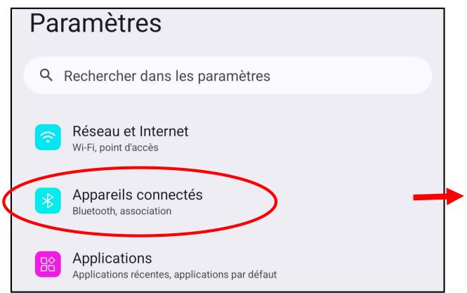 LOGICOM TAB210 - Activer / Désactiver la connexion Bluetooth - 1