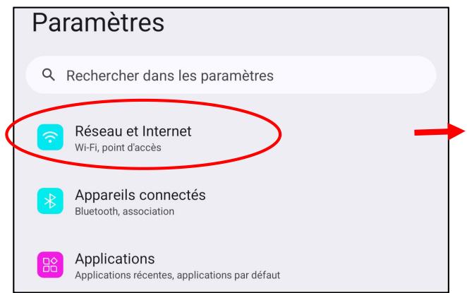 LOGICOM TAB210 - Activer / Désactiver la connexion Wi-Fi - 1