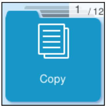 EPSON WF2910WF2930 - Configuration de l'écran d'accueil - 1