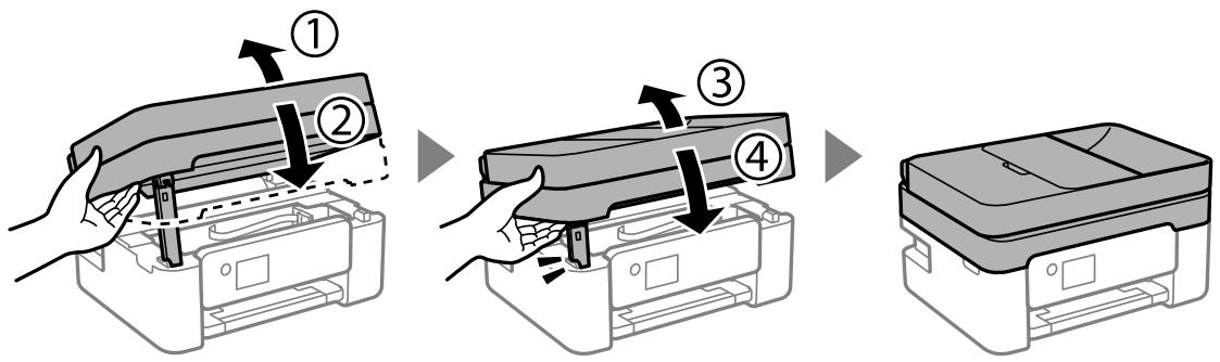 EPSON WF2910WF2930 - Fermez le scanner. - 1