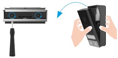 EZVIZ HP7FAMILY - Installation du panneau d'interphone - 1