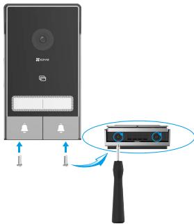 EZVIZ HP7FAMILY - Installation du panneau d'interphone - 7