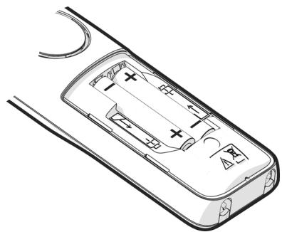 GIGASET Basic100Trio - Insérer les batteries - 1