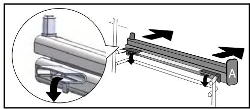 BRANDT BOP7536X - INSTALLATION ET DEMONTAGE DES RAILS COULISSANTS (selon modele) - 3