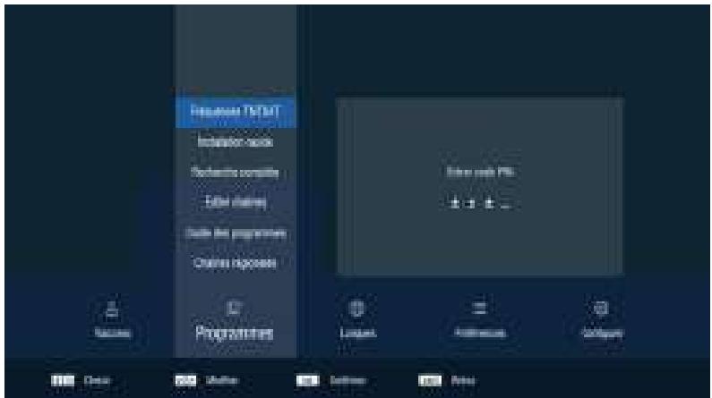 CGV PREMIOSATHDW7V2 - LE MENU PROGRAMMES (féquences TNTSAT) - 1