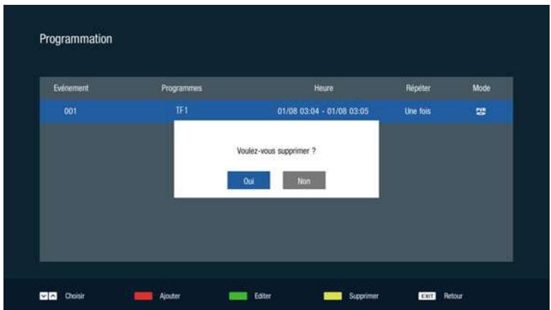 CGV PREMIOSATHDW7V2 - LISTE DES PROGRAMMATIONS DES FUTURS ENREGISTREMENTS ET TIMER D'ENREGISTREMENT - 2