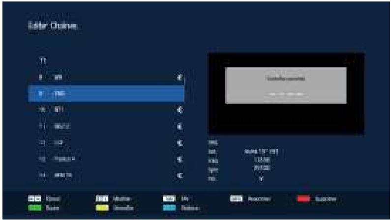CGV PREMIOSATHDW7V2 - LE MENU PROGRAMME (éditer chaînes) - 1
