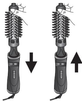 BEURER HT80 - Étape 1 : placer/retirrer un embout de brosse - 1