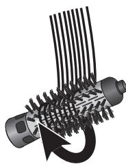 BEURER HT80 - Brosse ronde vers l'extérieur : - 1